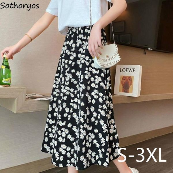 skirts women plus size s-3xl chiffon floral print long skirt elastic waist pleated casual lady korean style a-line retro trendy, Black
skirts women plus size s-3xl chiffon floral print long skirt elastic waist pleated casual lady korean style a-line retro trendy, Black