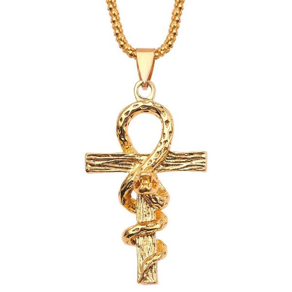 pendant necklaces cross necklace with snakes coil vintage church religious for men woman fashion jewelry christmas gift accessories, Silver
pendant necklaces cross necklace with snakes coil vintage church religious for men woman fashion jewelry christmas gift accessories, Silver