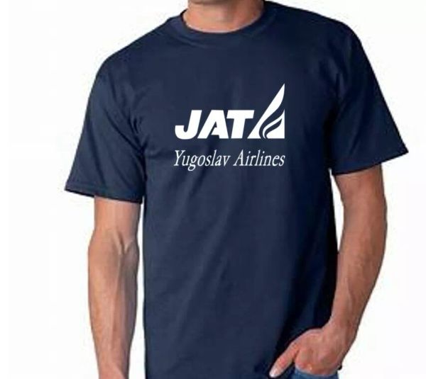 jat yugoslav airline aviation air travel tee jet souvenir navy blue t-shirt, White;black
jat yugoslav airline aviation air travel tee jet souvenir navy blue t-shirt, White;black