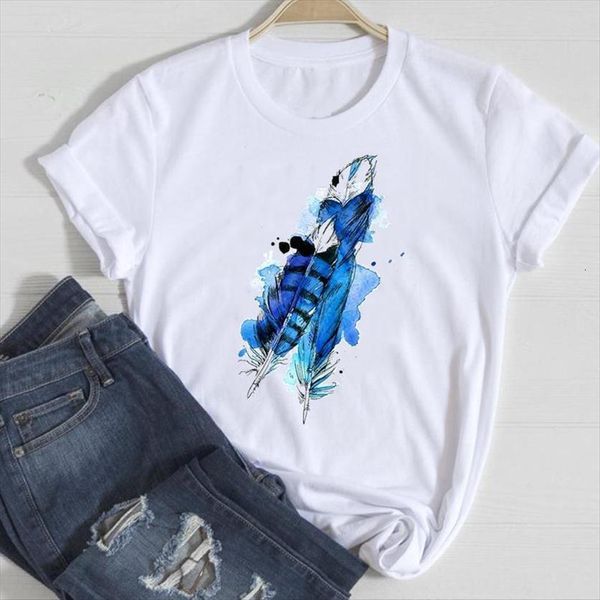 short sleeve watercolor printing women t shirts fashion cartoon summer graphic lady print tee female tshirts clothes shirt, White
short sleeve watercolor printing women t shirts fashion cartoon summer graphic lady print tee female tshirts clothes shirt, White