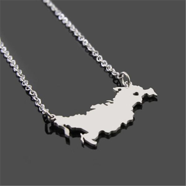 pendant necklaces stainless steel russian federation necklace russia map for women geometric heart custom jewelery gift, Silver
pendant necklaces stainless steel russian federation necklace russia map for women geometric heart custom jewelery gift, Silver
