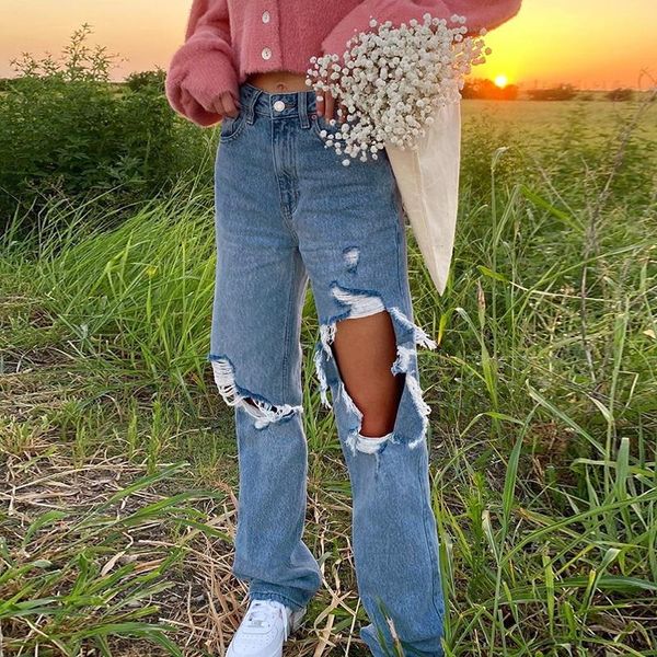 fashion ladies jeans loose retro high waist boyfriend mom y2k ripped denim distressed streetwear 2021 women clothes women's, Blue
fashion ladies jeans loose retro high waist boyfriend mom y2k ripped denim distressed streetwear 2021 women clothes women's, Blue