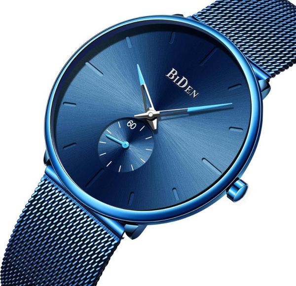 wristwatches biden relogio masculino trendy mens watches water resistant full blue mesh steel business male watch clock dropshi, Slivery;brown
wristwatches biden relogio masculino trendy mens watches water resistant full blue mesh steel business male watch clock dropshi, Slivery;brown