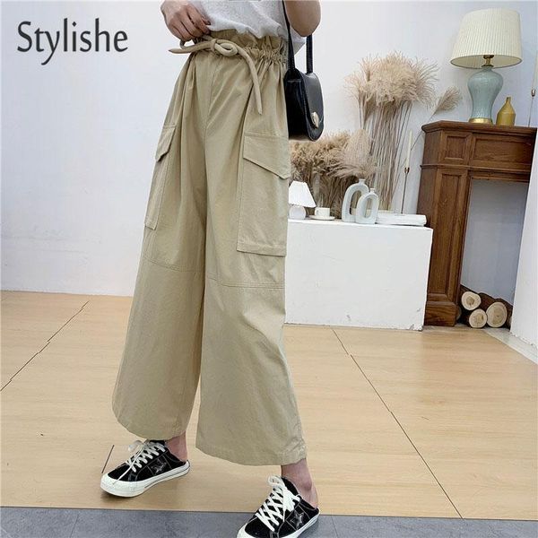 women's pants & capris stylishe casual women wide drawstring high waist trousers female summer loose khaki cotton pocket cargo, Black;white
women's pants & capris stylishe casual women wide drawstring high waist trousers female summer loose khaki cotton pocket cargo, Black;white