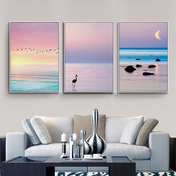paintings canvas painting beautiful sunrise sunset seascape poster print wall art picture for living room home decor
paintings canvas painting beautiful sunrise sunset seascape poster print wall art picture for living room home decor
