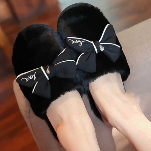 bow cotton slippers shoes woman winter warm indoor slipper plus velvet cute non-slip home s958 210625, Black
bow cotton slippers shoes woman winter warm indoor slipper plus velvet cute non-slip home s958 210625, Black