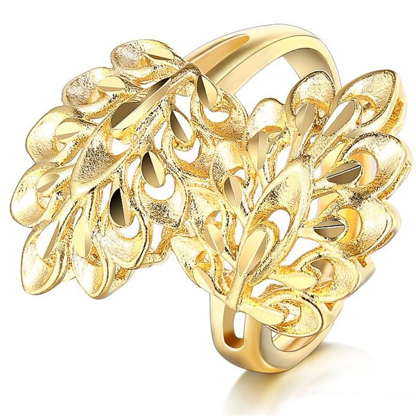 cluster rings gold color classic matte leaf branch ring for women wedding jewelry, Golden;silver
cluster rings gold color classic matte leaf branch ring for women wedding jewelry, Golden;silver