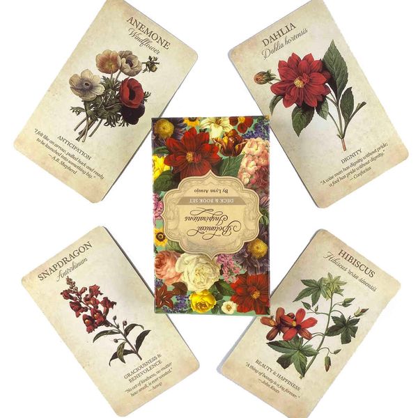 botanical inspirations oracles cards leisure party table game fortune-telling prophecy tarot deck with guide book
botanical inspirations oracles cards leisure party table game fortune-telling prophecy tarot deck with guide book