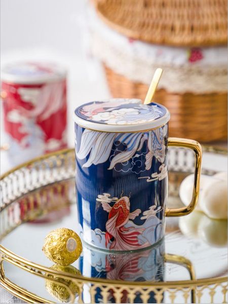 mugs creative chinese ceramic couple mug light luxury coffee cup with lid and spoon tumbler straw
mugs creative chinese ceramic couple mug light luxury coffee cup with lid and spoon tumbler straw