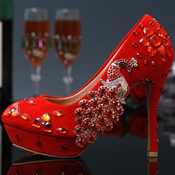 dress shoes womens wedding red peacock crystal bridal evening party high heel round toe woman pumps, Black
dress shoes womens wedding red peacock crystal bridal evening party high heel round toe woman pumps, Black