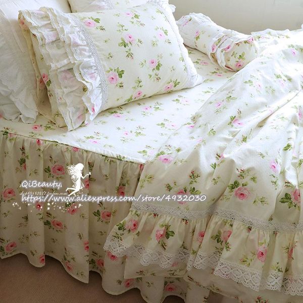 bedding sets pastoral style princess floral-print flounced article 100% cotton comforter king twin lace edge
bedding sets pastoral style princess floral-print flounced article 100% cotton comforter king twin lace edge
