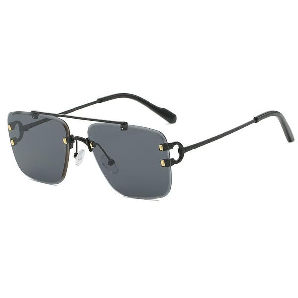 sunglasses 2021 men's and women's rivet sunglasses, unique style rimless, retro, brand design, uv400, White;black
sunglasses 2021 men's and women's rivet sunglasses, unique style rimless, retro, brand design, uv400, White;black