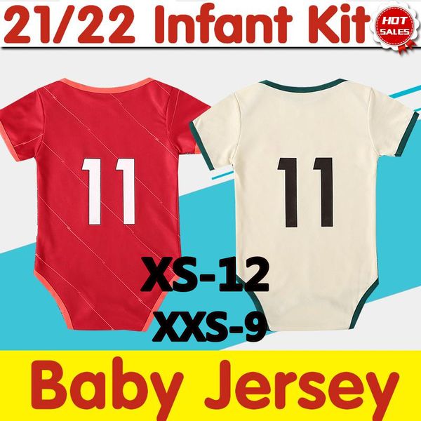 infant soccer jersey the red secular bird 21/22 baby kit home shirt away beige football uniforms 2021 2022, Black