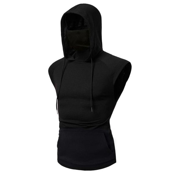 men's hoodies & sweatshirts mens gym hoodie sleeveless with mask sweatshirt casual splice large open-forked vest hooded, Black
men's hoodies & sweatshirts mens gym hoodie sleeveless with mask sweatshirt casual splice large open-forked vest hooded, Black