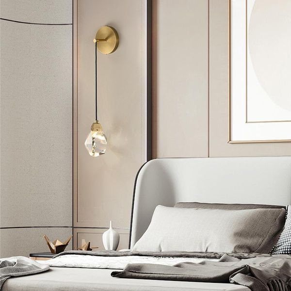 wall lamp modern light luxury hall master bedroom bedside background decoration full copper crystal aisle led
wall lamp modern light luxury hall master bedroom bedside background decoration full copper crystal aisle led