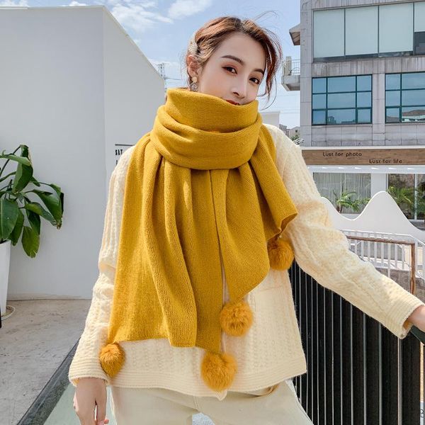 hats, scarves & gloves sets pure color woolen ball scarf women's autumn and winter all-match dual-use shawl korean version of the long, Blue;gray
hats, scarves & gloves sets pure color woolen ball scarf women's autumn and winter all-match dual-use shawl korean version of the long, Blue;gray