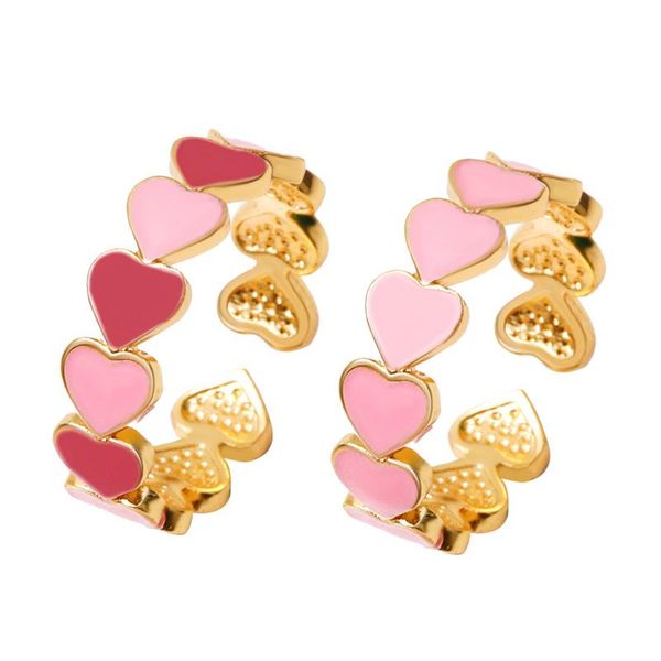 cluster rings 2021 ins bohemia gothic pink enamel love heart ring girls cute simple metal gold for women punk girlfriend jewelry gift, Golden;silver
cluster rings 2021 ins bohemia gothic pink enamel love heart ring girls cute simple metal gold for women punk girlfriend jewelry gift, Golden;silver