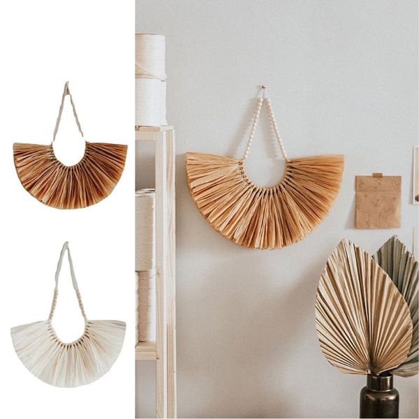 wood bead straw wall hanging decoration rustic farmhouse ornament for living room home handcraft decorative objects & figurines
wood bead straw wall hanging decoration rustic farmhouse ornament for living room home handcraft decorative objects & figurines