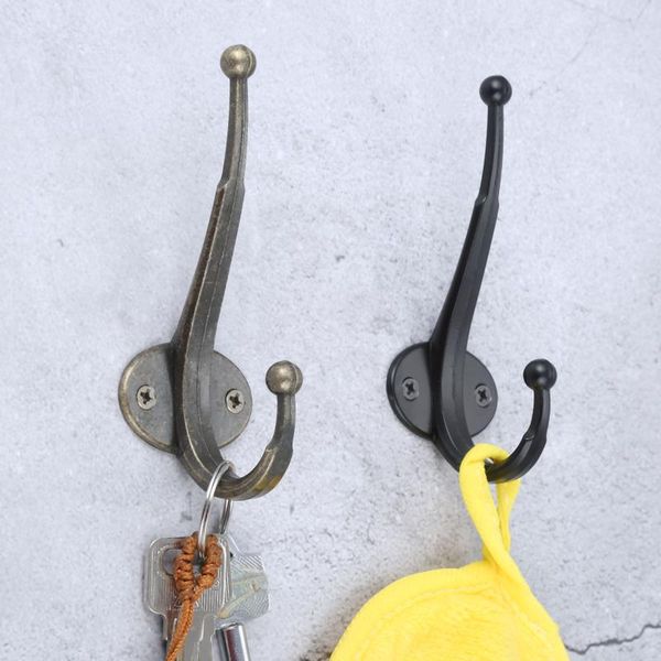 wall/door hooks heavy duty metal mounted hanger w/screw antique bronze/black coat/key/bag/towel/hat double head kitchen 122x47mm & rails
wall/door hooks heavy duty metal mounted hanger w/screw antique bronze/black coat/key/bag/towel/hat double head kitchen 122x47mm & rails