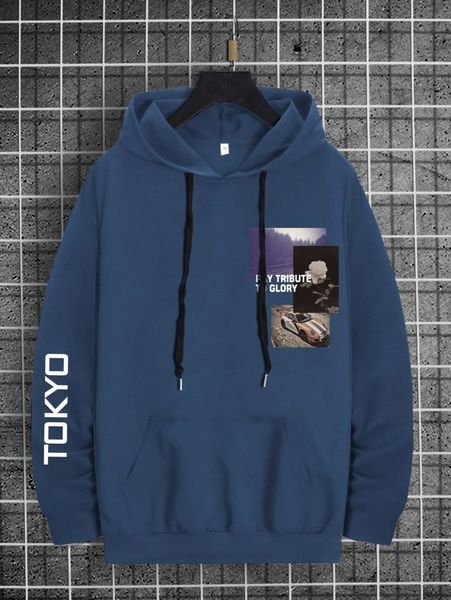 men car and slogan graphic kangaroo pocket drawstring hoodie 16tn#, Black
men car and slogan graphic kangaroo pocket drawstring hoodie 16tn#, Black