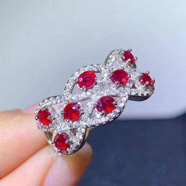 natural real ruby or emerald ring per jewelry 925 sterling silver gemstone fine for women 4mm*3mm cluster rings, Golden;silver
natural real ruby or emerald ring per jewelry 925 sterling silver gemstone fine for women 4mm*3mm cluster rings, Golden;silver