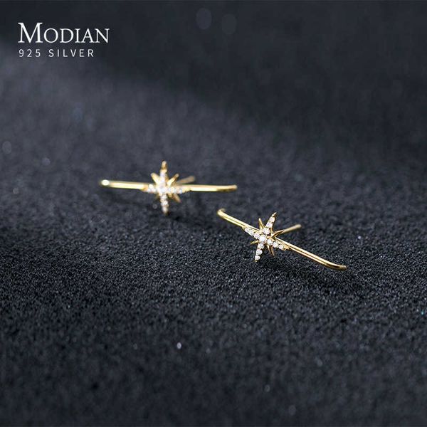 fashion 925 sterling silver glittering zircon gold color star stud earring for women minimalist ear pin fine jewelry gift 210707, Golden;silver
fashion 925 sterling silver glittering zircon gold color star stud earring for women minimalist ear pin fine jewelry gift 210707, Golden;silver
