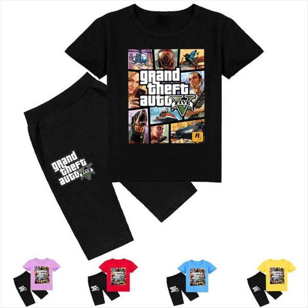 2 16y summer grand theft auto game gta 5 t shirt shorts set boys sports suit kids casual running sets, White
2 16y summer grand theft auto game gta 5 t shirt shorts set boys sports suit kids casual running sets, White