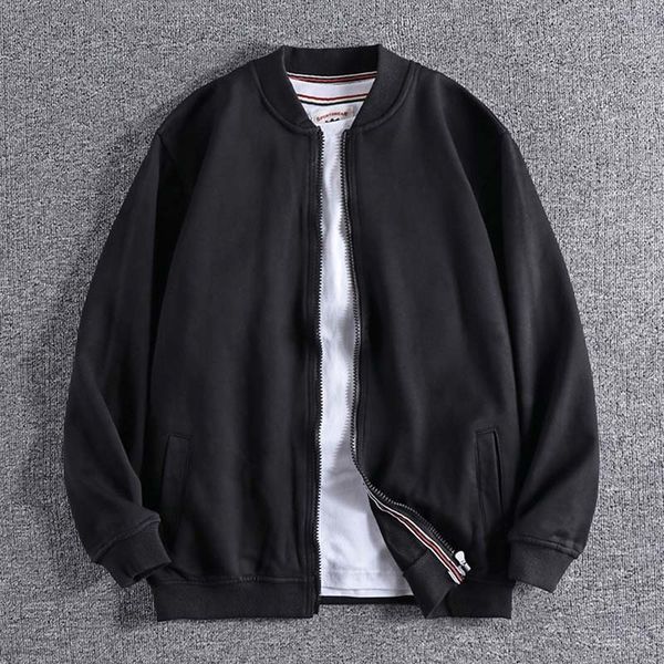 men's jackets arrival simple solid color american baseball jacket terry cardigan casual jacket men's outerwear 0375 z685, Black;brown
men's jackets arrival simple solid color american baseball jacket terry cardigan casual jacket men's outerwear 0375 z685, Black;brown
