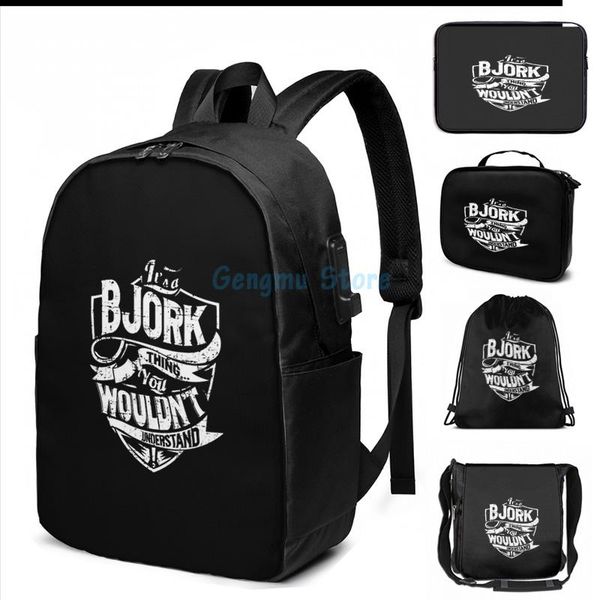 funny graphic print its bjork thing you wouldnt understand usb charge backpack men school bags women bag travel laptop
funny graphic print its bjork thing you wouldnt understand usb charge backpack men school bags women bag travel laptop