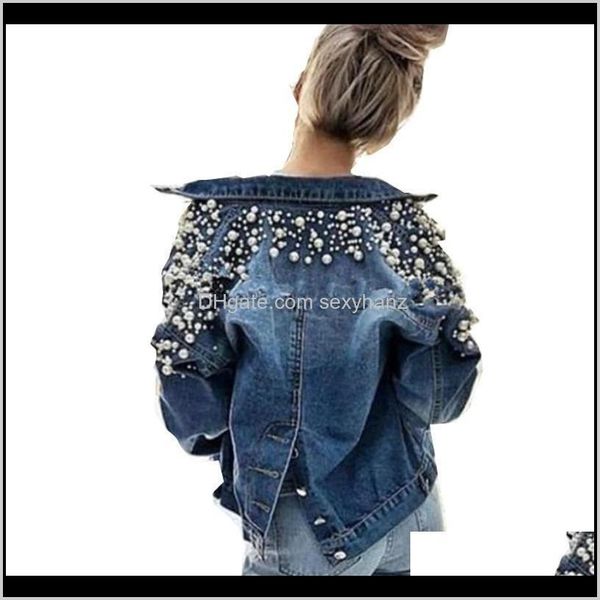 jackets outerwear & coats womens clothing apparel drop delivery 2021 pear decor short denim women autumn winter long sleeve jeans jacket, Black;brown
jackets outerwear & coats womens clothing apparel drop delivery 2021 pear decor short denim women autumn winter long sleeve jeans jacket, Black;brown