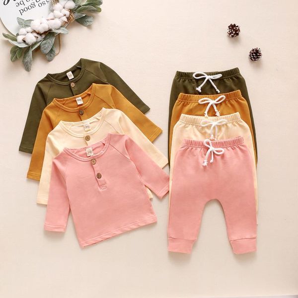 clothing sets @ baby clothes set infant boys girls solid long sleeve spring autumn button + pants outfit bodysuits, White
clothing sets @ baby clothes set infant boys girls solid long sleeve spring autumn button + pants outfit bodysuits, White
