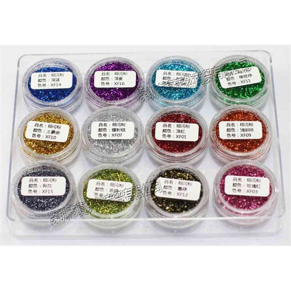 12 color laser flash set and silver polycrystalline bright piece gold onion powder manicure decoration tool finger
12 color laser flash set and silver polycrystalline bright piece gold onion powder manicure decoration tool finger
