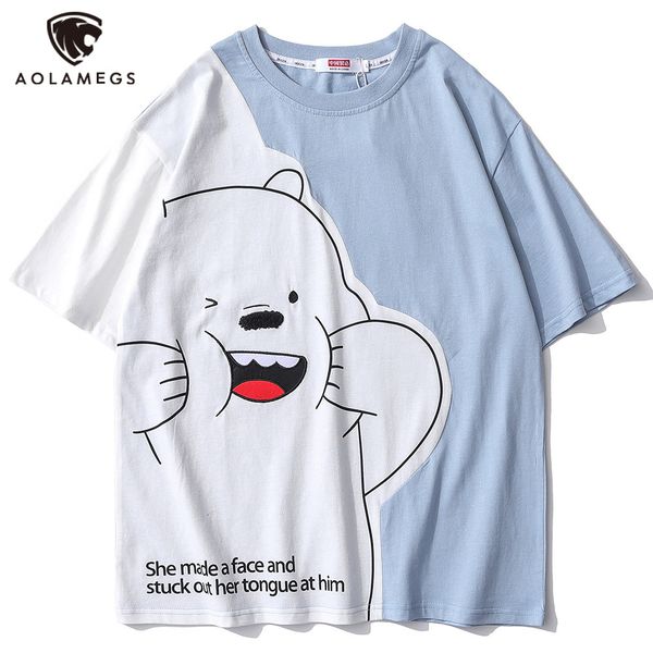 men's polos aolamegs men's t-shirt beautiful color block bear from cartoons printed t-summer casual cozy harajuku college style s, White;black
men's polos aolamegs men's t-shirt beautiful color block bear from cartoons printed t-summer casual cozy harajuku college style s, White;black