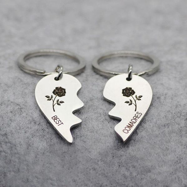 keychains comadres keychain heart rose charm llavero keyring jewelry gift for lovers yp7510, Silver
keychains comadres keychain heart rose charm llavero keyring jewelry gift for lovers yp7510, Silver