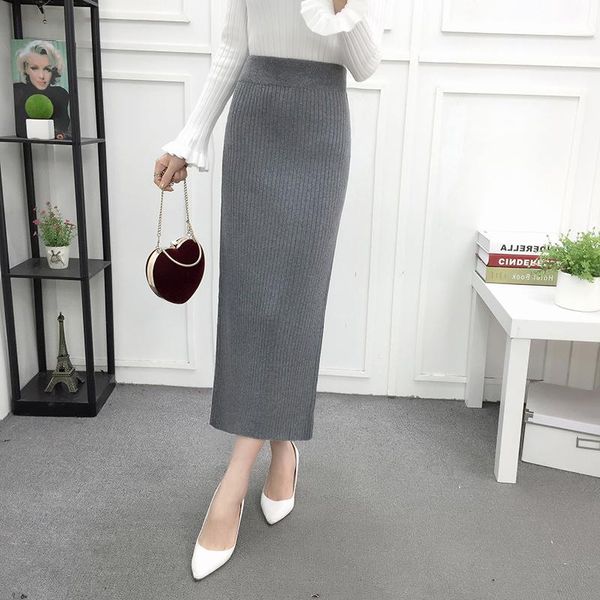 skirts women winter long woolen skirt elastic waist pencil woman office jupe vintage femme autumn, Black
skirts women winter long woolen skirt elastic waist pencil woman office jupe vintage femme autumn, Black