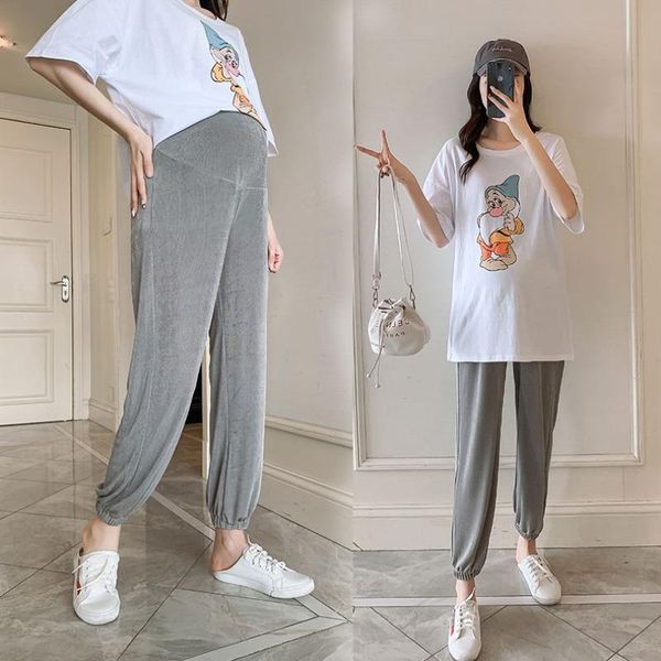 maternity bottoms clothings summer high waist casual slimming harem pants all-match women wide, White
maternity bottoms clothings summer high waist casual slimming harem pants all-match women wide, White
