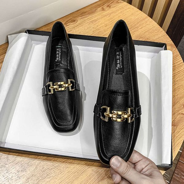 casual shoes autumn new one foot flat bottom british style shoes women's lefu soft leather versatile large 41-43, Black
casual shoes autumn new one foot flat bottom british style shoes women's lefu soft leather versatile large 41-43, Black