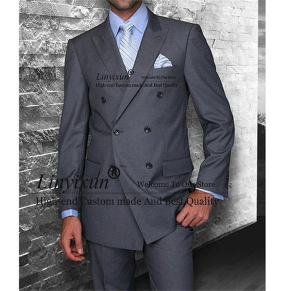 men's suits & blazers grey mens slim fit double breasted british style groom wedding tuxedo 2 piece jacket pants set masculino costume, White;black
men's suits & blazers grey mens slim fit double breasted british style groom wedding tuxedo 2 piece jacket pants set masculino costume, White;black