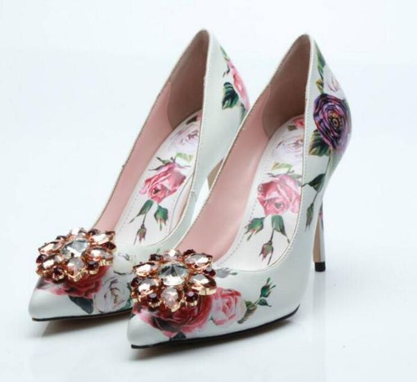 dress shoes flower print slip on bridal pumps diamond decoration thin high heels woman fashion crystal party lady, Black
dress shoes flower print slip on bridal pumps diamond decoration thin high heels woman fashion crystal party lady, Black