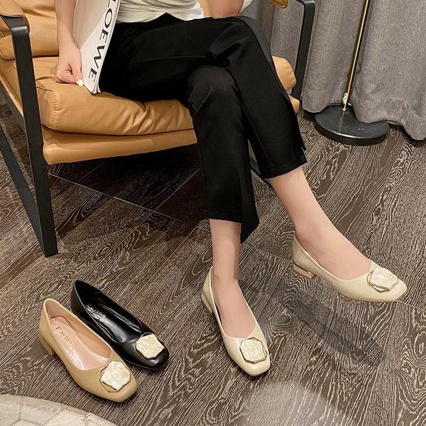 sandals autumn gentle shoes womens square toe mid-heel thick heel shallow mouth single women, Black
sandals autumn gentle shoes womens square toe mid-heel thick heel shallow mouth single women, Black