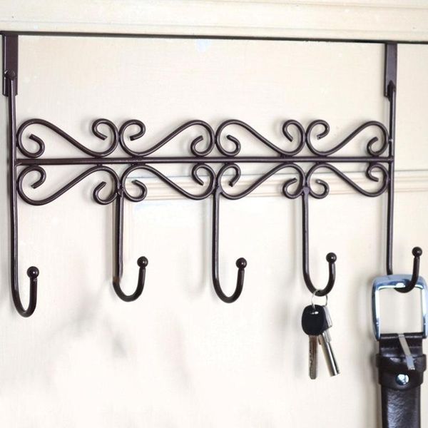 hooks & rails five over door towel clothes hat bag bathroom hanger hanging coat cloth rack
hooks & rails five over door towel clothes hat bag bathroom hanger hanging coat cloth rack