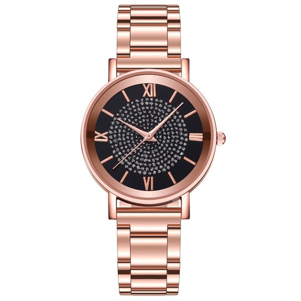women watch diamond rose gold ladies wristwatches magnetic bracelet, Slivery;brown
women watch diamond rose gold ladies wristwatches magnetic bracelet, Slivery;brown