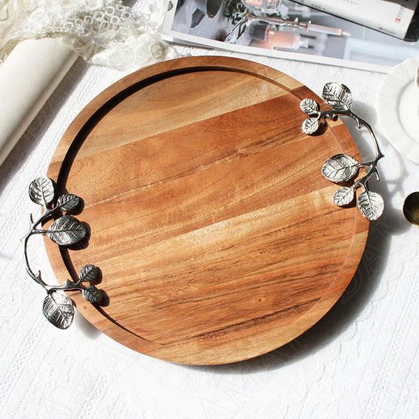 kitchen storage & organization european wooden tray creativity silver plating handle fruit organizer afternoon trays home decoratio
kitchen storage & organization european wooden tray creativity silver plating handle fruit organizer afternoon trays home decoratio