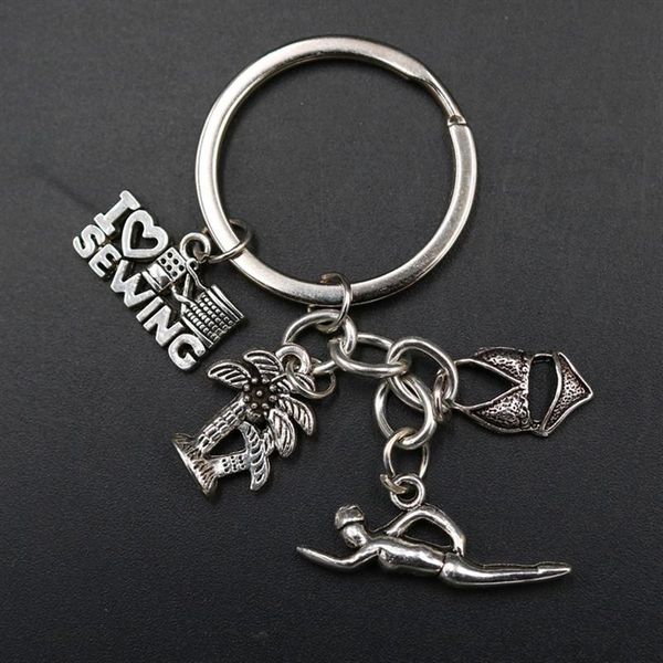 keychains wkoud 1pc sports keychain i love swimming charm coconut tree & swimwear travel vacation commemorative a1831, Silver
keychains wkoud 1pc sports keychain i love swimming charm coconut tree & swimwear travel vacation commemorative a1831, Silver