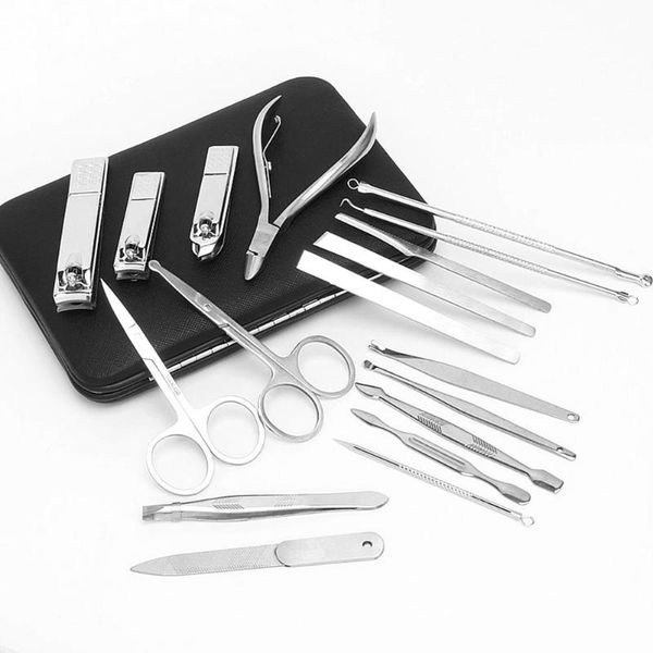 nail art kits 18pcs stainless steel clippers manicure set acne/ nose /horniness removing tools portable clipper tool
nail art kits 18pcs stainless steel clippers manicure set acne/ nose /horniness removing tools portable clipper tool