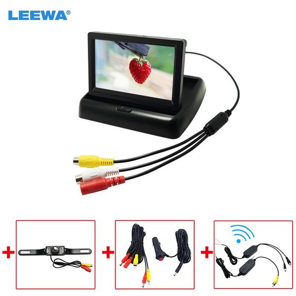 car video leewa 4.3" foldable tft lcd rearview monitor with reversing backup camera + 2.4g wireless module cigarette lighter
car video leewa 4.3" foldable tft lcd rearview monitor with reversing backup camera + 2.4g wireless module cigarette lighter