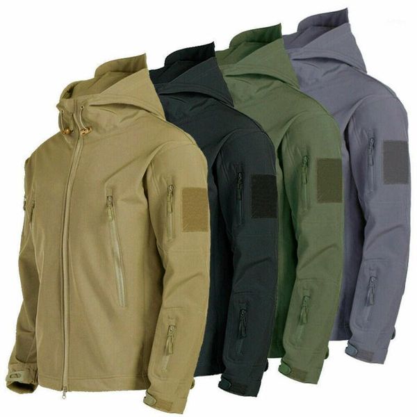 men's jackets jacket hooded hoodie tactical coat soft work military outwear, Black;brown
men's jackets jacket hooded hoodie tactical coat soft work military outwear, Black;brown