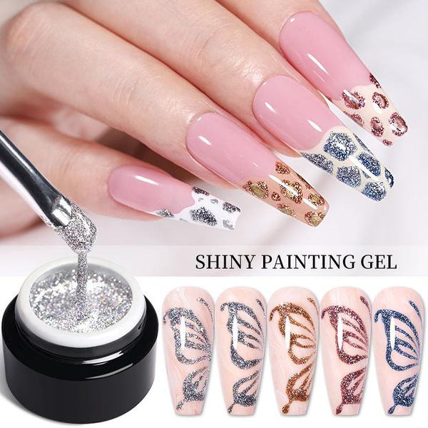 nail gel born pretty shining spider polish spaking glitter metal painting uv 5ml art liner drawing for nails manicure, Red;pink
nail gel born pretty shining spider polish spaking glitter metal painting uv 5ml art liner drawing for nails manicure, Red;pink