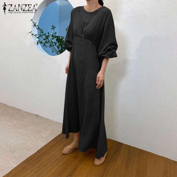 women maxi long zanzea ladies retro lace up vestidos oversized autumn sleeve sun casual solid robe longue, Black;gray
women maxi long zanzea ladies retro lace up vestidos oversized autumn sleeve sun casual solid robe longue, Black;gray