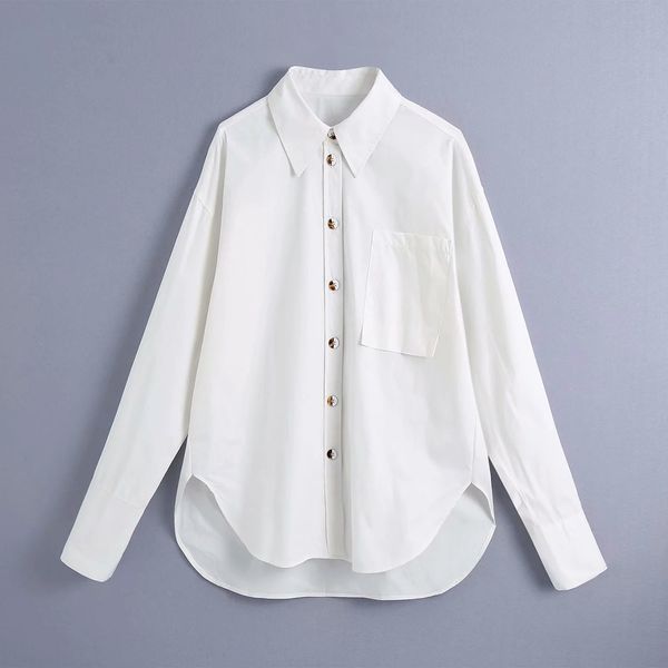 women blouse shirt oversized long sleeves elegant casual fashion chic lady woman white cotton 210420
women blouse shirt oversized long sleeves elegant casual fashion chic lady woman white cotton 210420